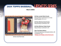 2024 Topps Update Series Baseball Hobby Jumbo Box