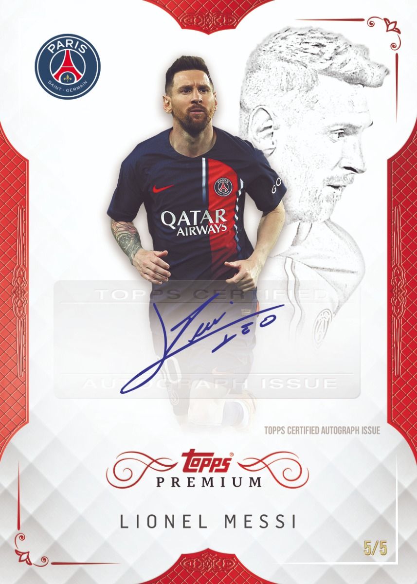 2023-24 Topps Premium: Black & White Edition Paris Saint-Germain Box