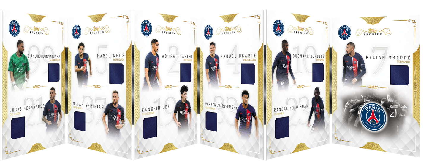 2023-24 Topps Premium: Black & White Edition Paris Saint-Germain Box